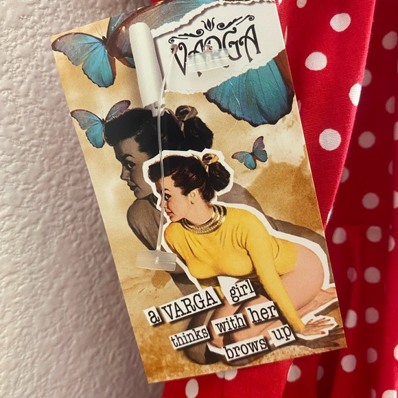 Vargas classic Marilyn style pin-up dress size medium NWT - Picture 9 of 11